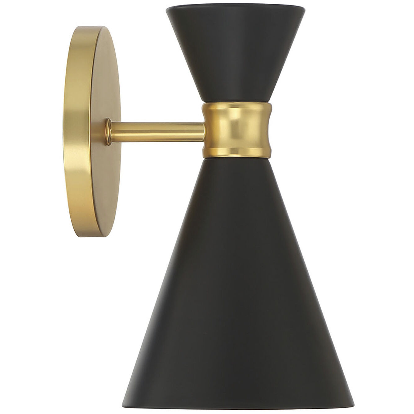 Conic 1 Light 5.5 inch Honey Gold Wall Sconce Wall Light